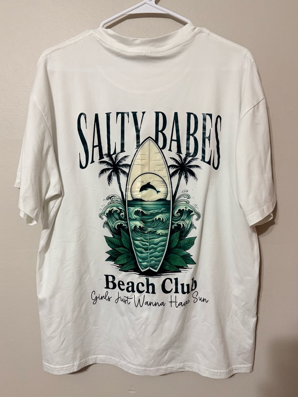 Beach Club Graphic Tee - White